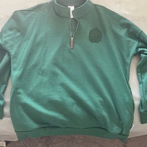Disneyland Club 33 55th Anniversary zip up sweater XXL in emerald green